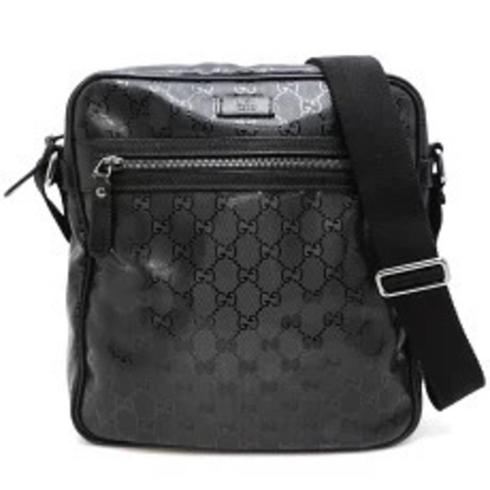 Gucci GG Imprime Crossbody Shoulder Bag Black